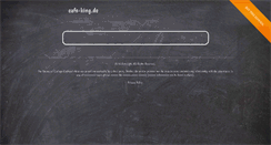 Desktop Screenshot of cafe-king.de
